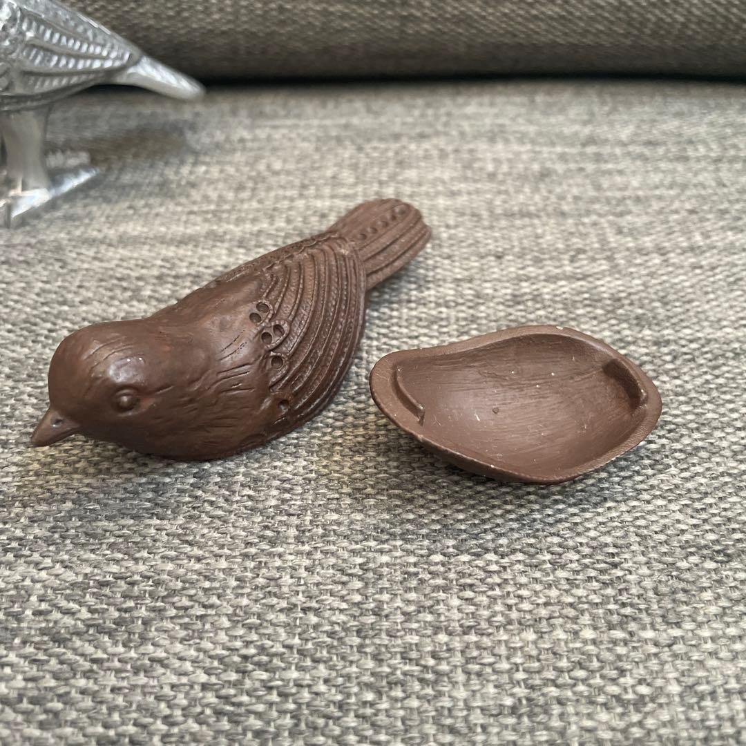 鳥の置物　2個セット