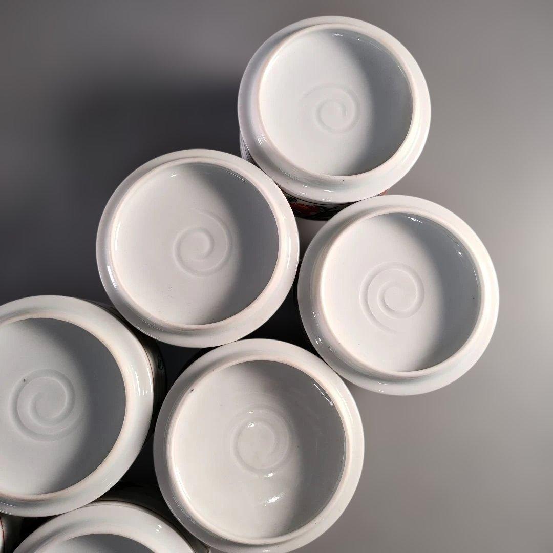 A1372-1/京焼/平安萬珠堂/着彩花鳥文汲出茶碗10客/蓋茶碗/懐石道具/