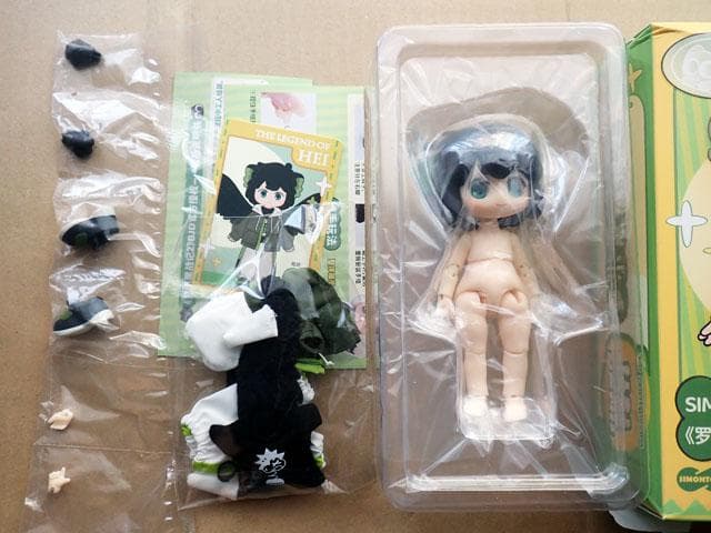 羅小黒戦記2 シークレット 小黑 小黒 シャオヘイ SIMONTOYS ドール