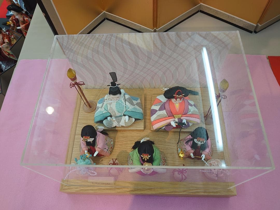 ●木目込み人形　●三人官女　●新品