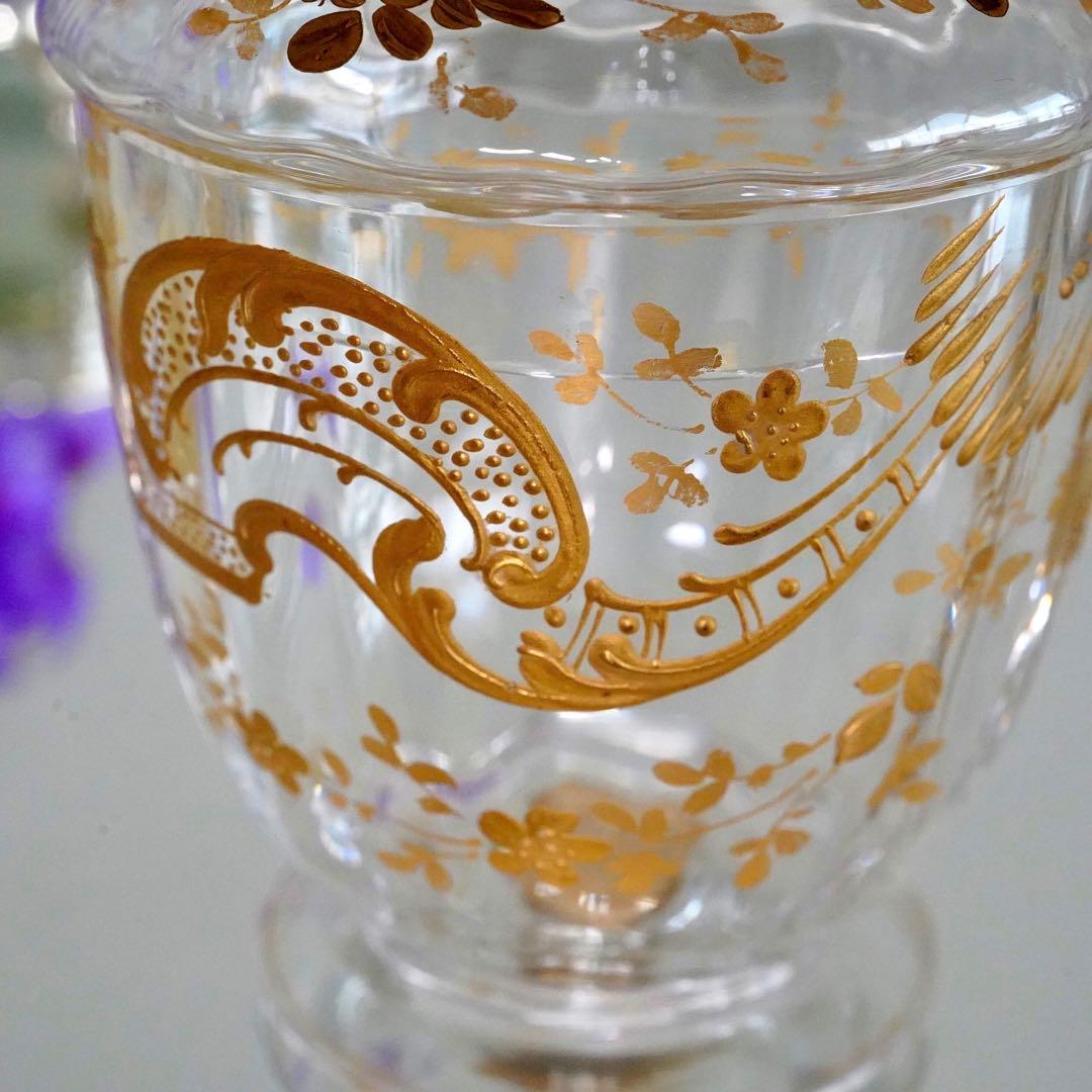 あすまむ★極希少★24金彩★オールドバカラ★ルイ15世様式★蓋物★小物入れ