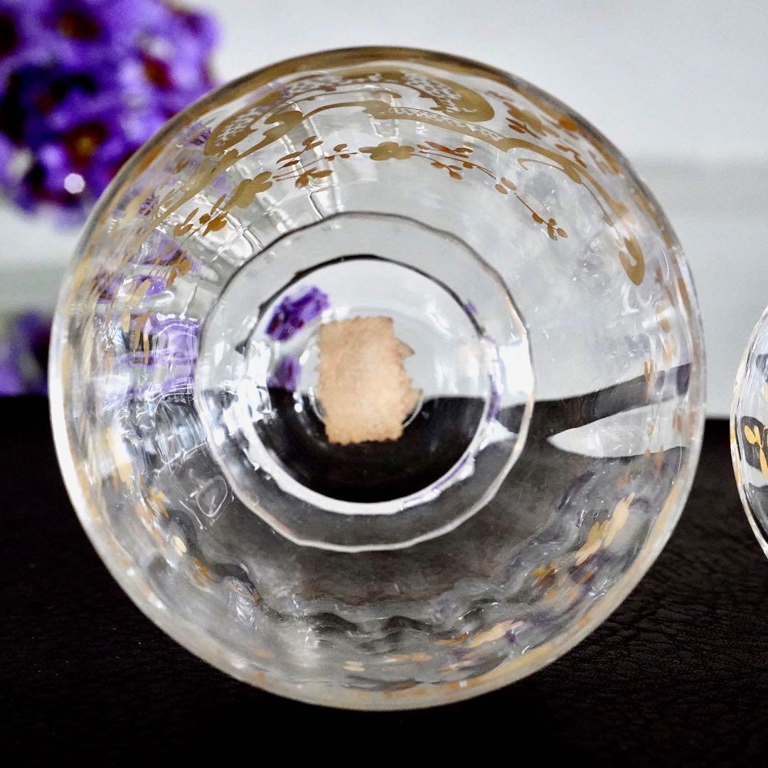 あすまむ★極希少★24金彩★オールドバカラ★ルイ15世様式★蓋物★小物入れ