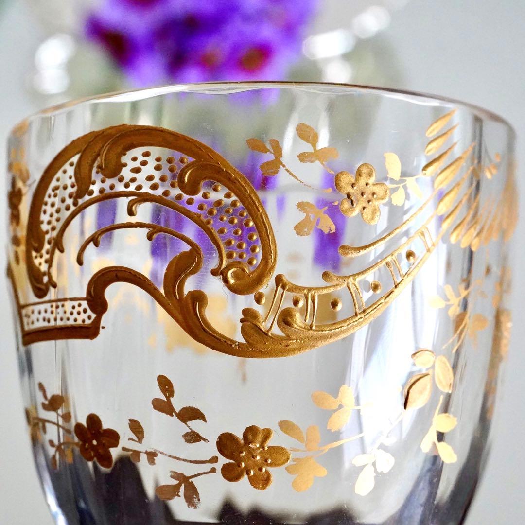 あすまむ★極希少★24金彩★オールドバカラ★ルイ15世様式★蓋物★小物入れ