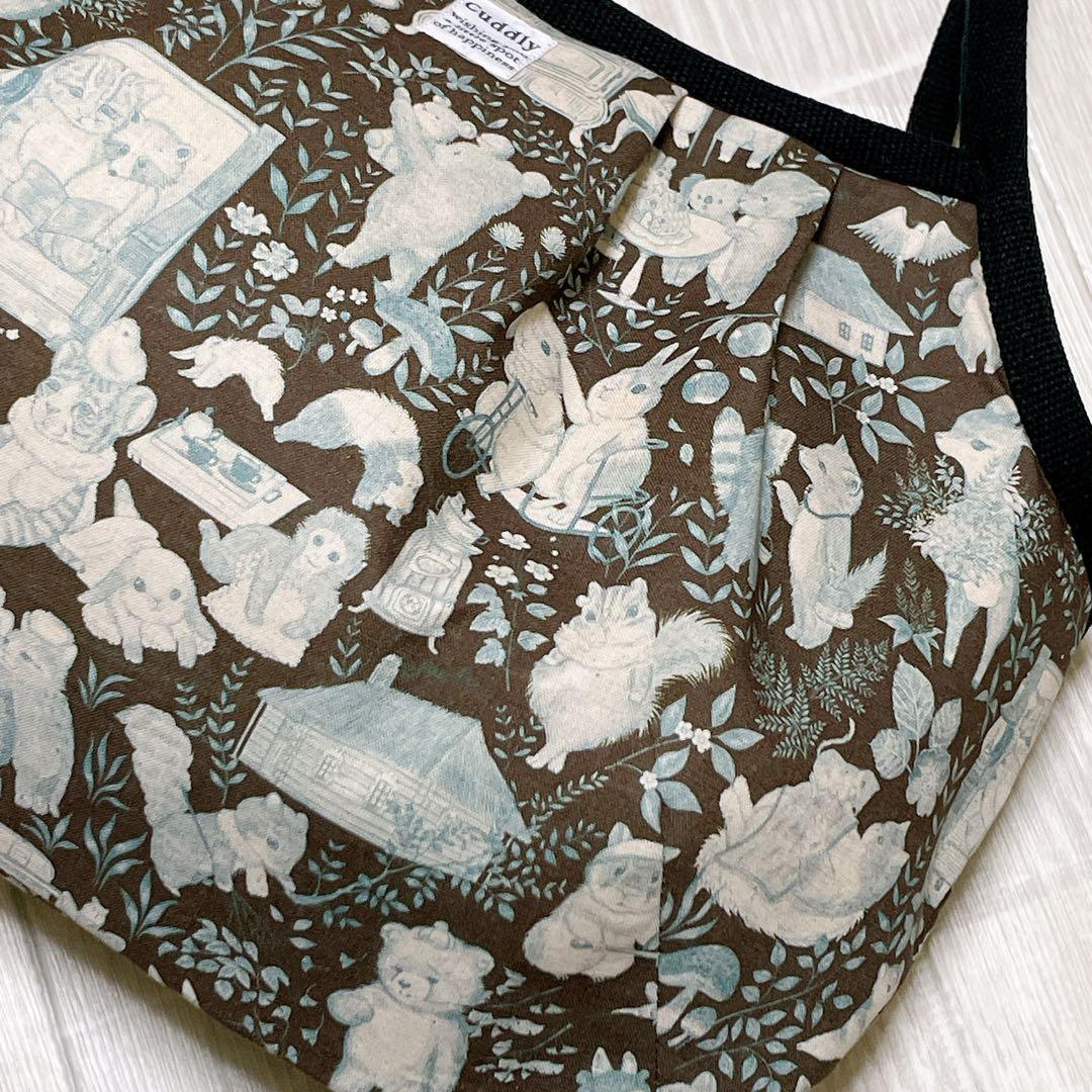 コバティー様 ユキエモン 冬支度（ブラウン） グラニーバッグ