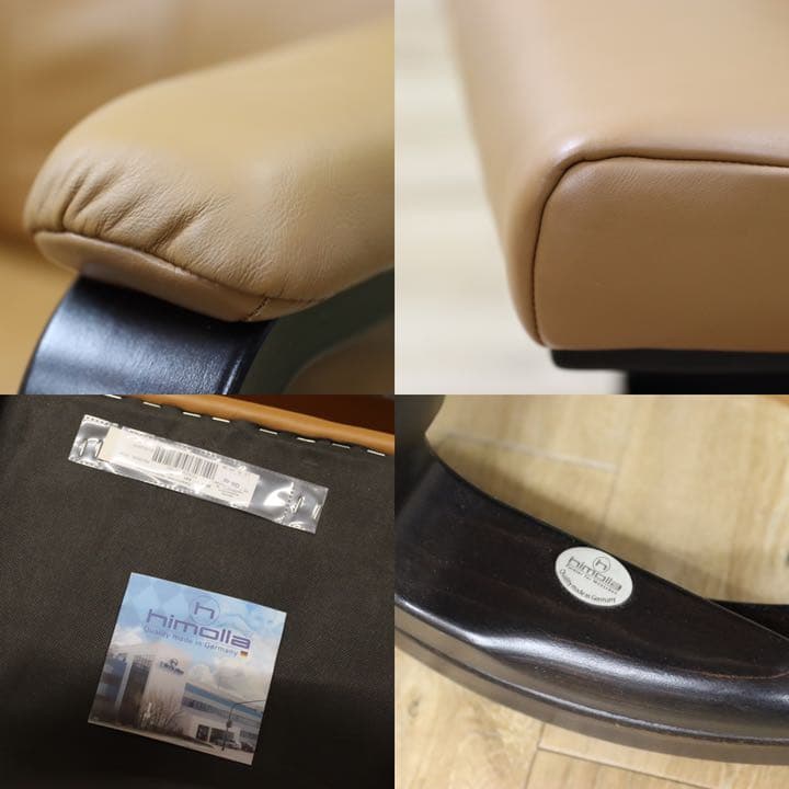 GMET317○himolla / ヒモラ ゼロストレス 定価約38万 本革 パ