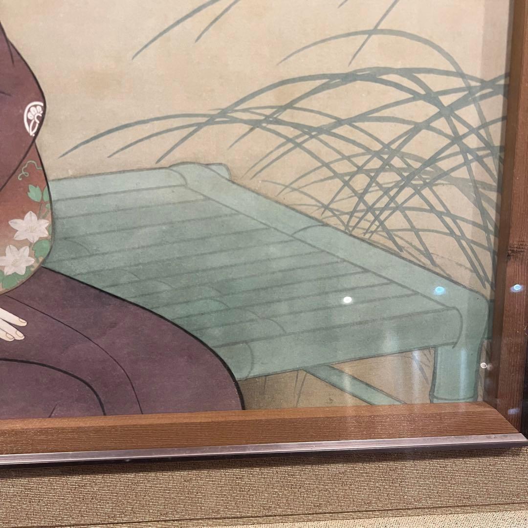 作家 上村松園 作品 螢　技法 木版　　京都国立近代美術館　内山武夫監修