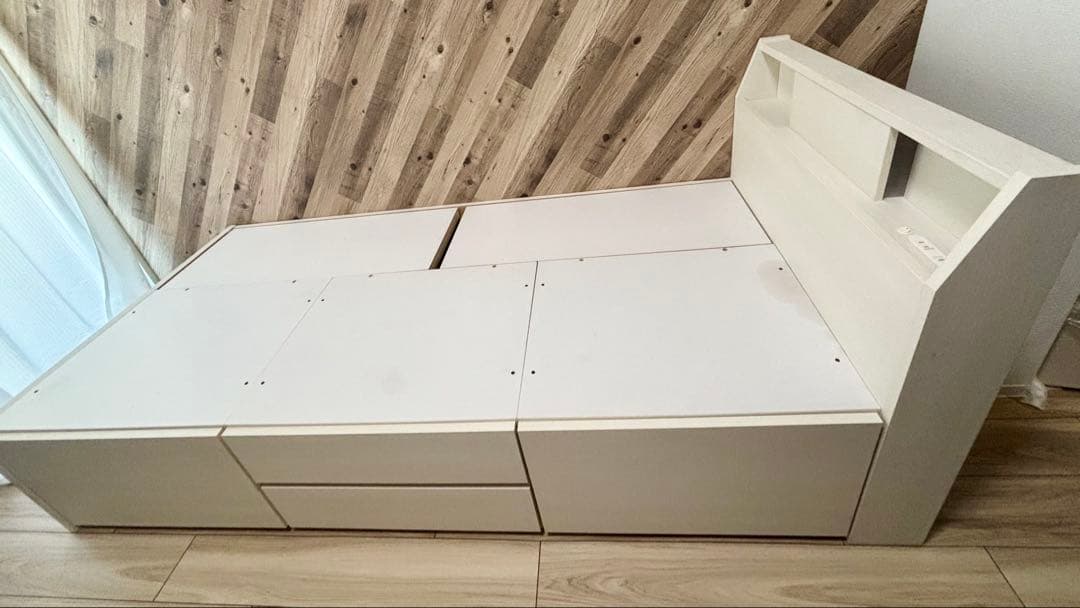 【 ニトリ 】シングルベッドフレーム アザン3深型 ＊説明書付