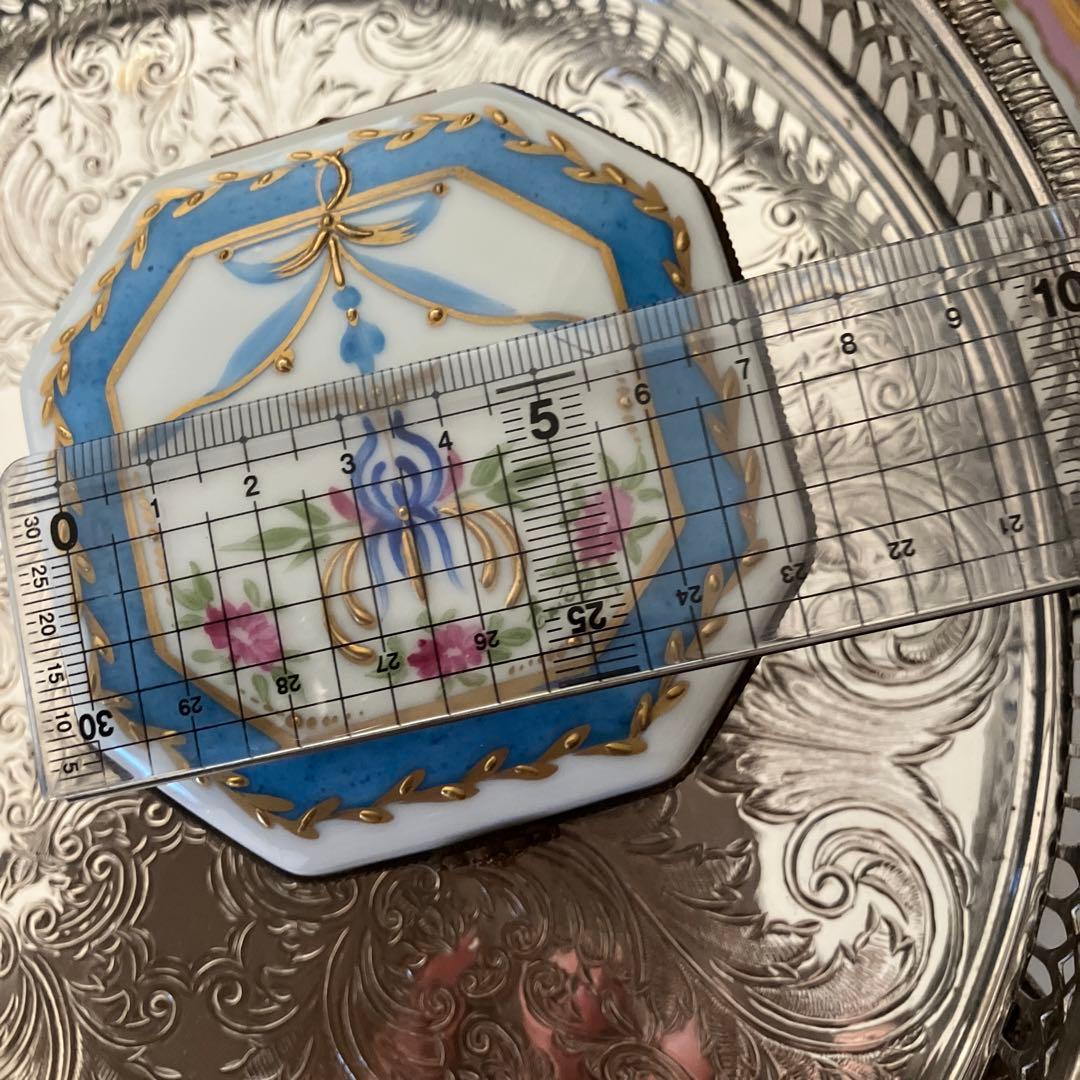 ❤️最終価格❤️ロールセリニャック　手描き　24金　リモージュボックス　小物入