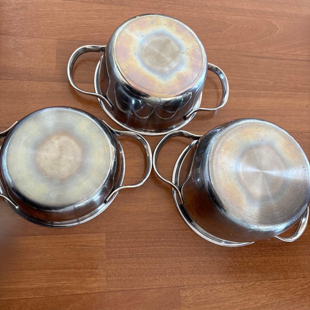 ビタクラフト　両手鍋 ミニパン3個セット