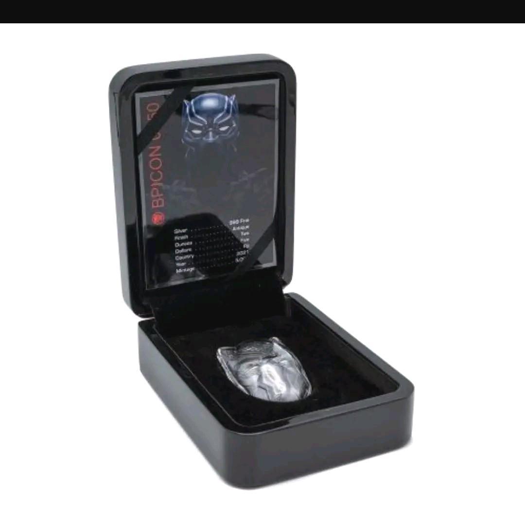 sale 純銀 マーベル ブラックパンサー 2オンス 品質保証書付