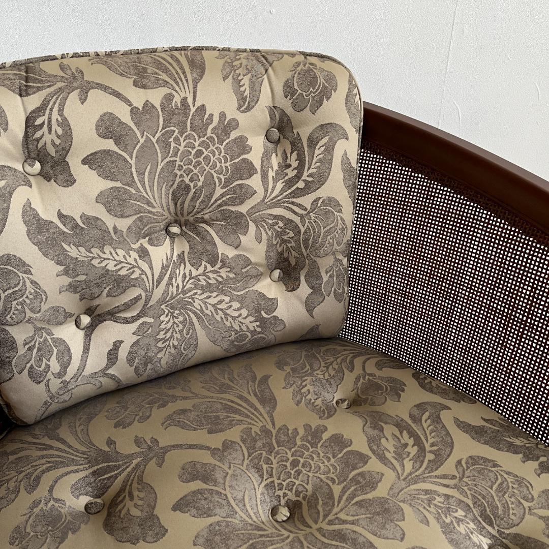 マルニ木工 アームチェア 木製 椅子 籐 ニース