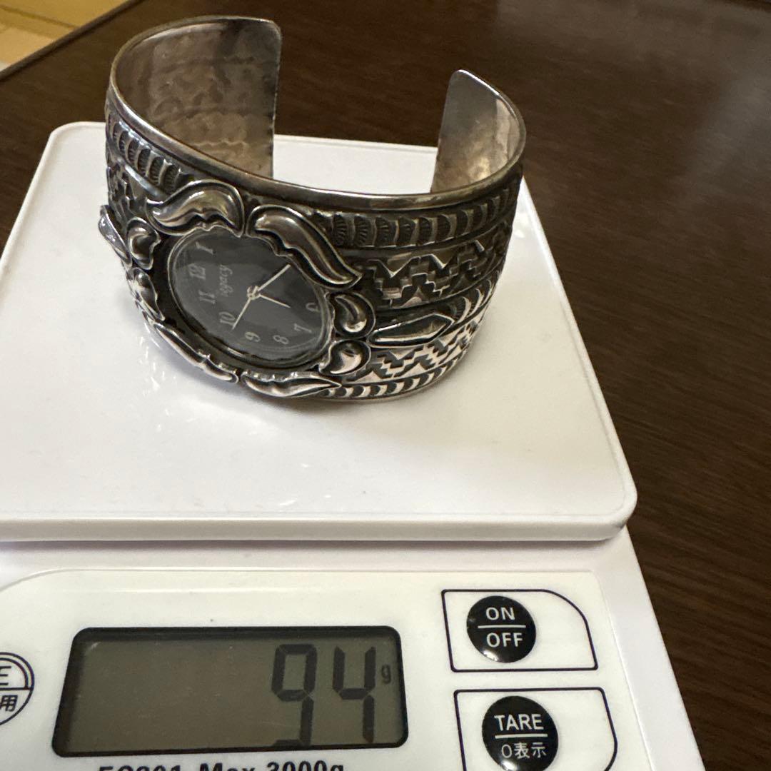 Andy Cadman バングル腕時計　インディアンジュエリー　ナバホ
