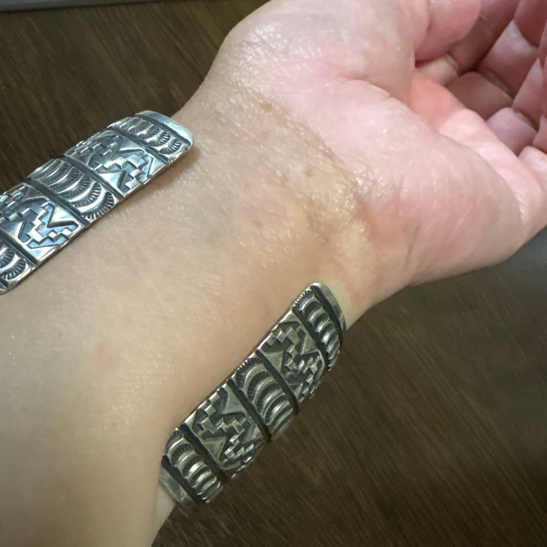 Andy Cadman バングル腕時計　インディアンジュエリー　ナバホ