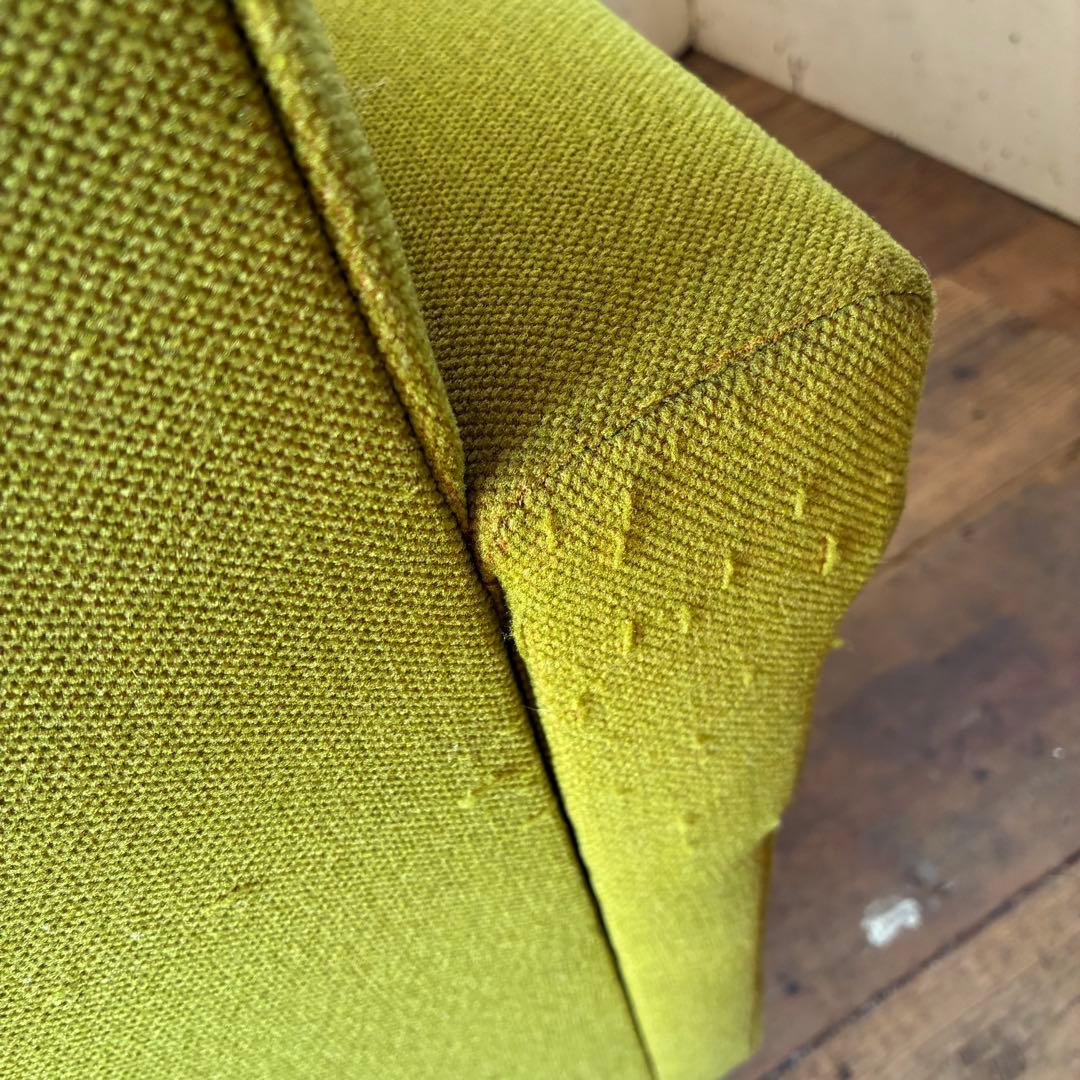 国産ヴィンテージ レトロ ミッドセンチュリー 1人掛けソファ ①