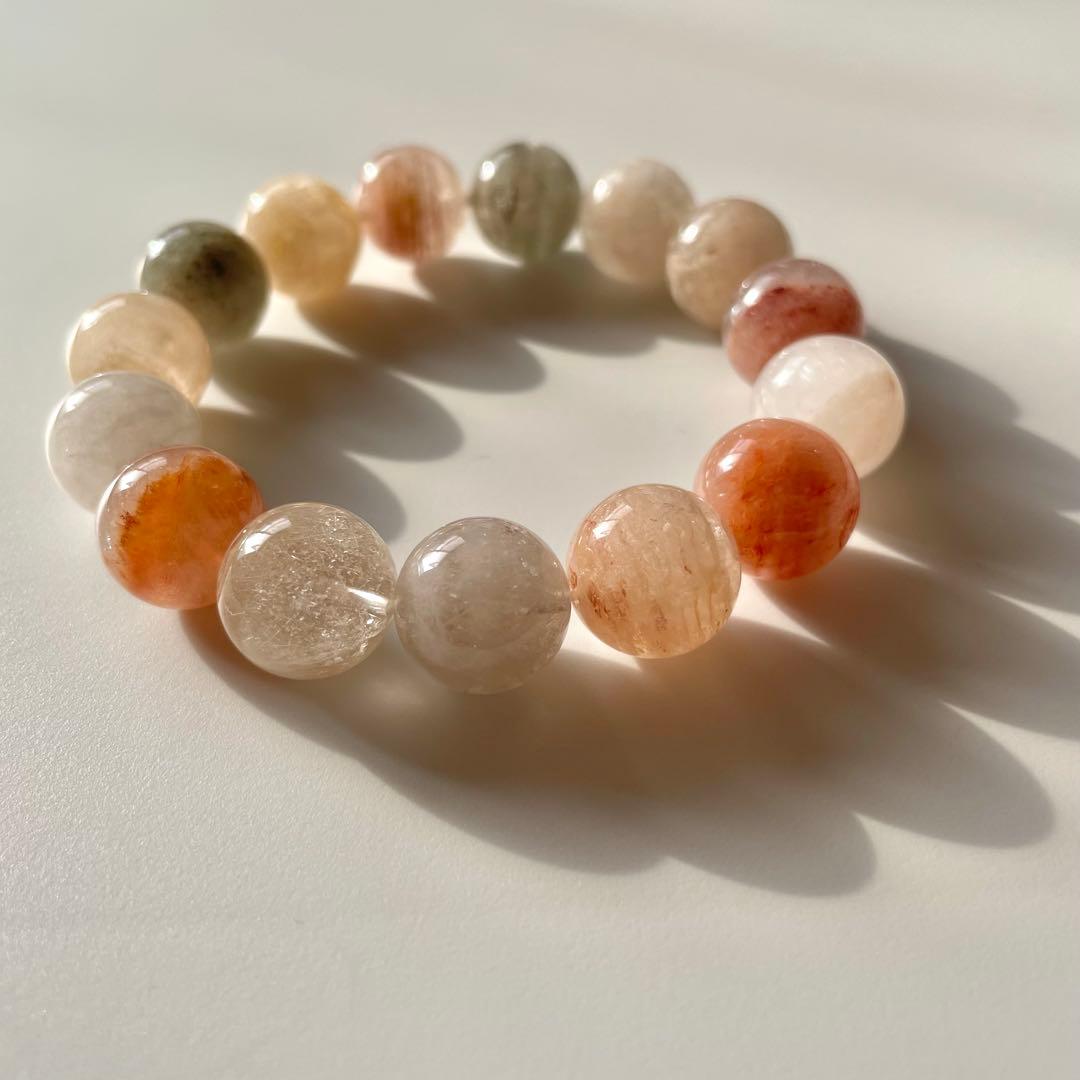 【天然石ブレスレット】ラビットヘア