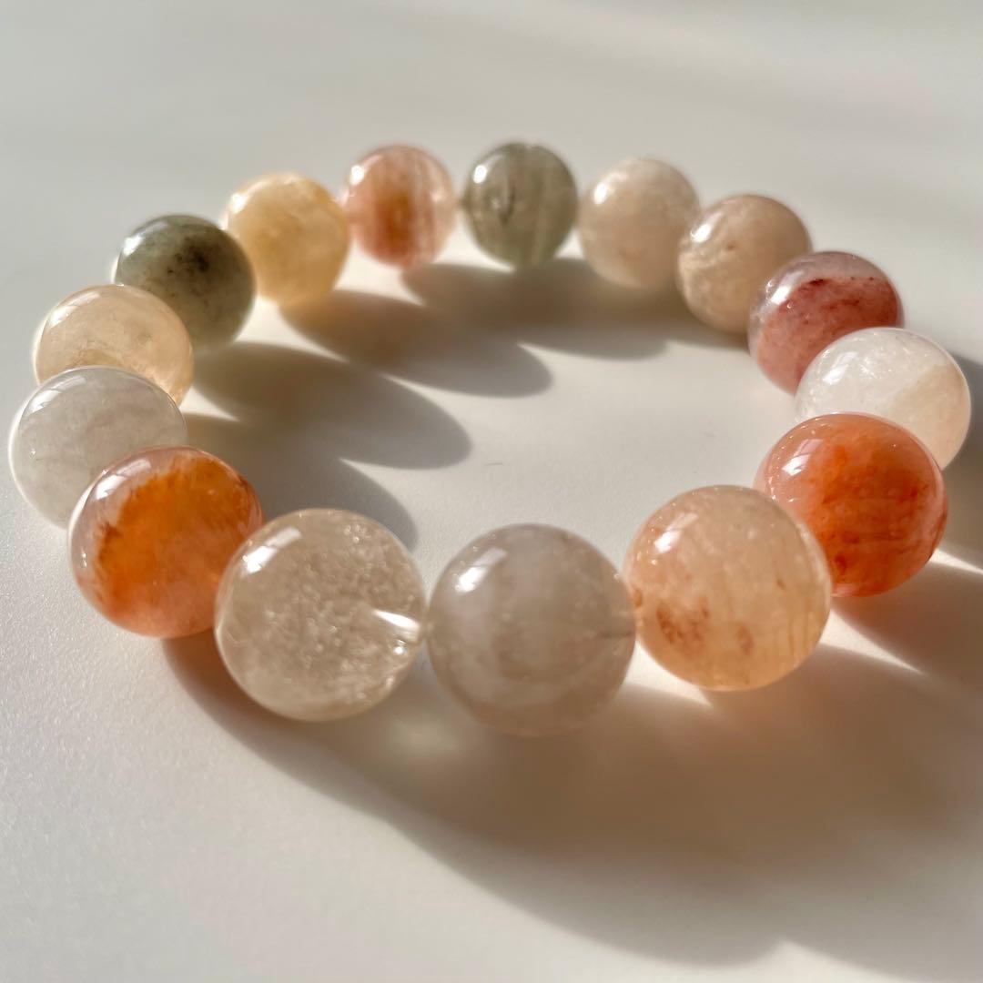 【天然石ブレスレット】ラビットヘア