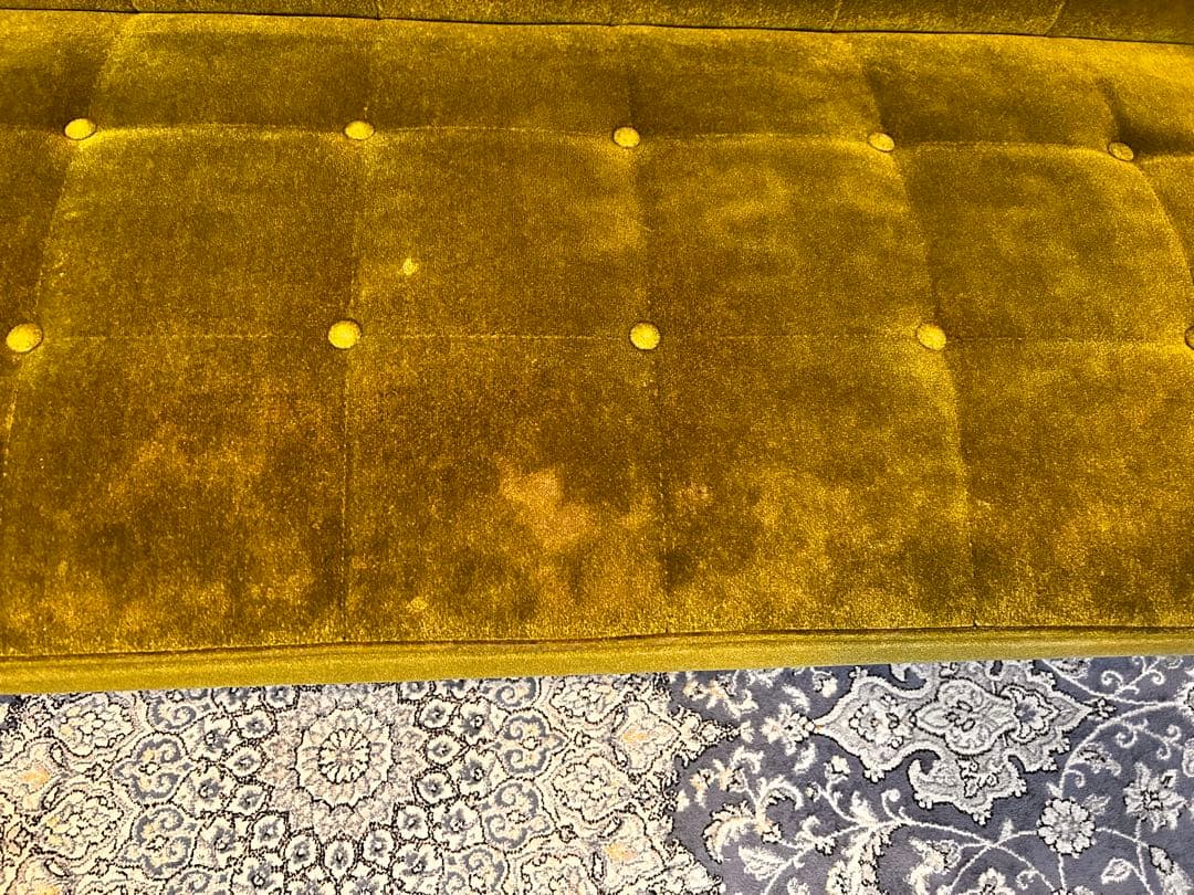 カリモク60 Kチェア　2シーター　モケットグリーン