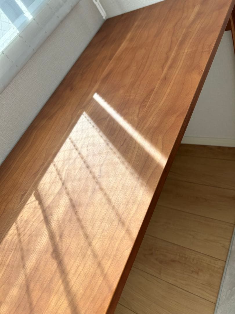 カリモク　学習机　チェリー色