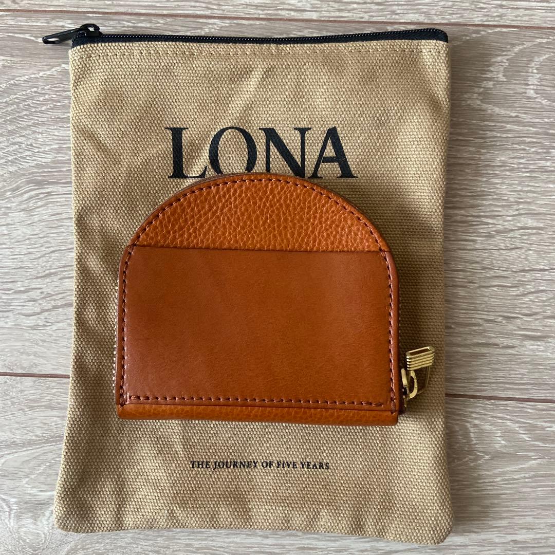 LONA「財布」キャメル　革　新品　未使用