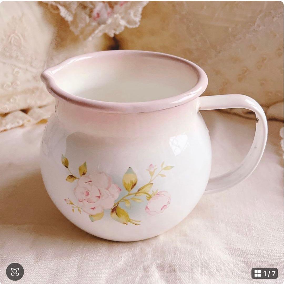 イマン♡ダイアナローズ木蓋付きキャニスターマニーローズバスケット薔薇アンティーク