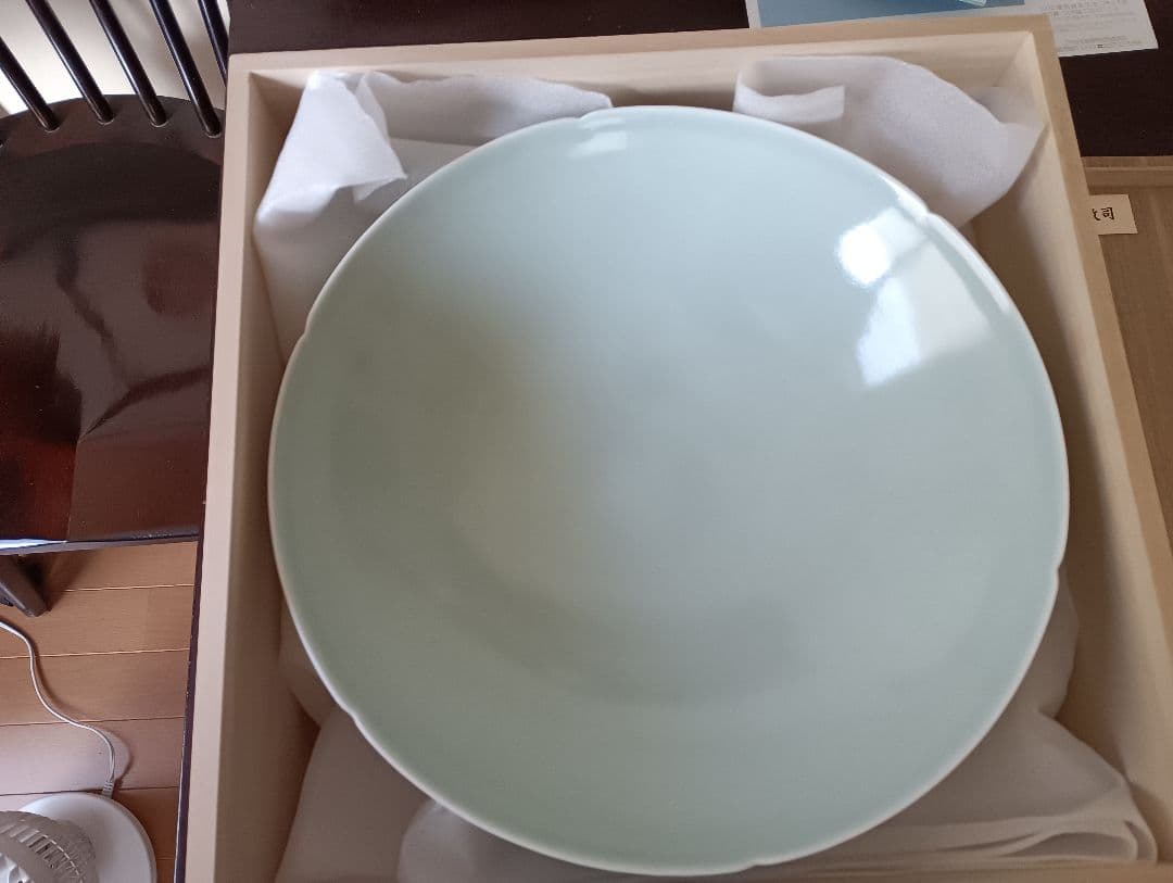 土山敬司＊青磁輪花鉢