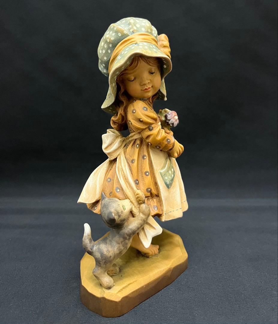 【限定品】ANRI アンリ人形 Sarah Kay「女の子にと子猫」サラ・ケイ