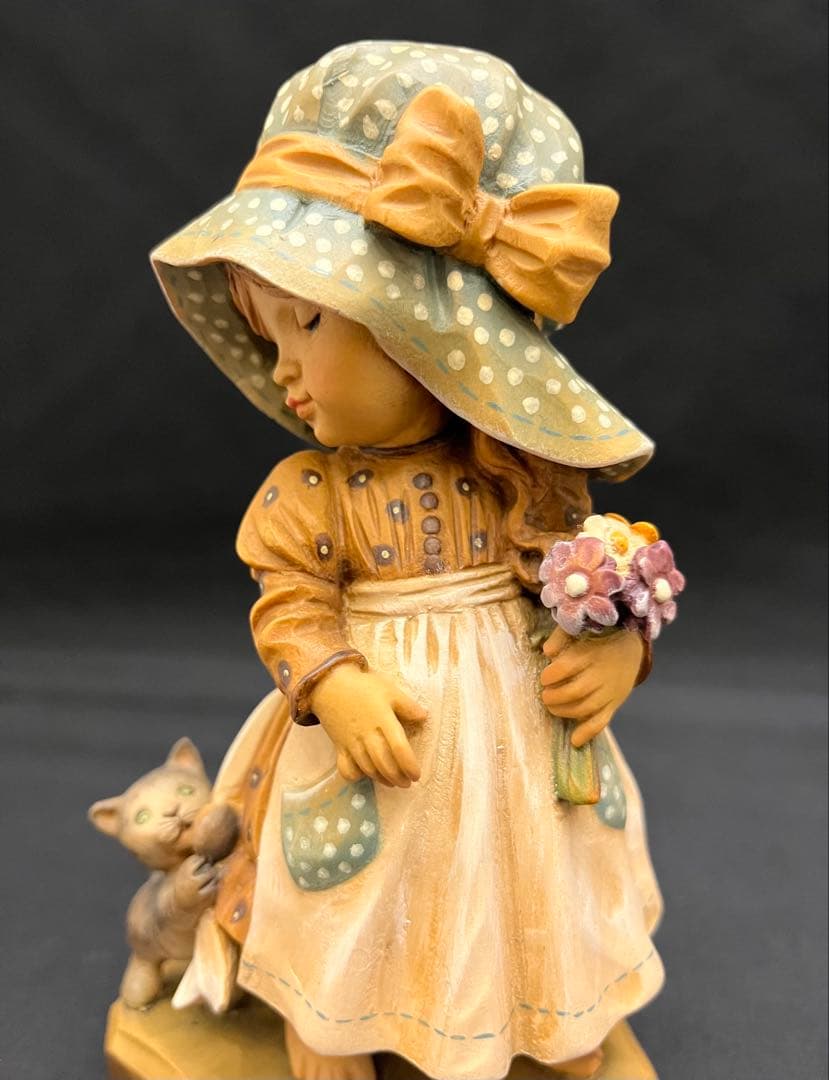 【限定品】ANRI アンリ人形 Sarah Kay「女の子にと子猫」サラ・ケイ