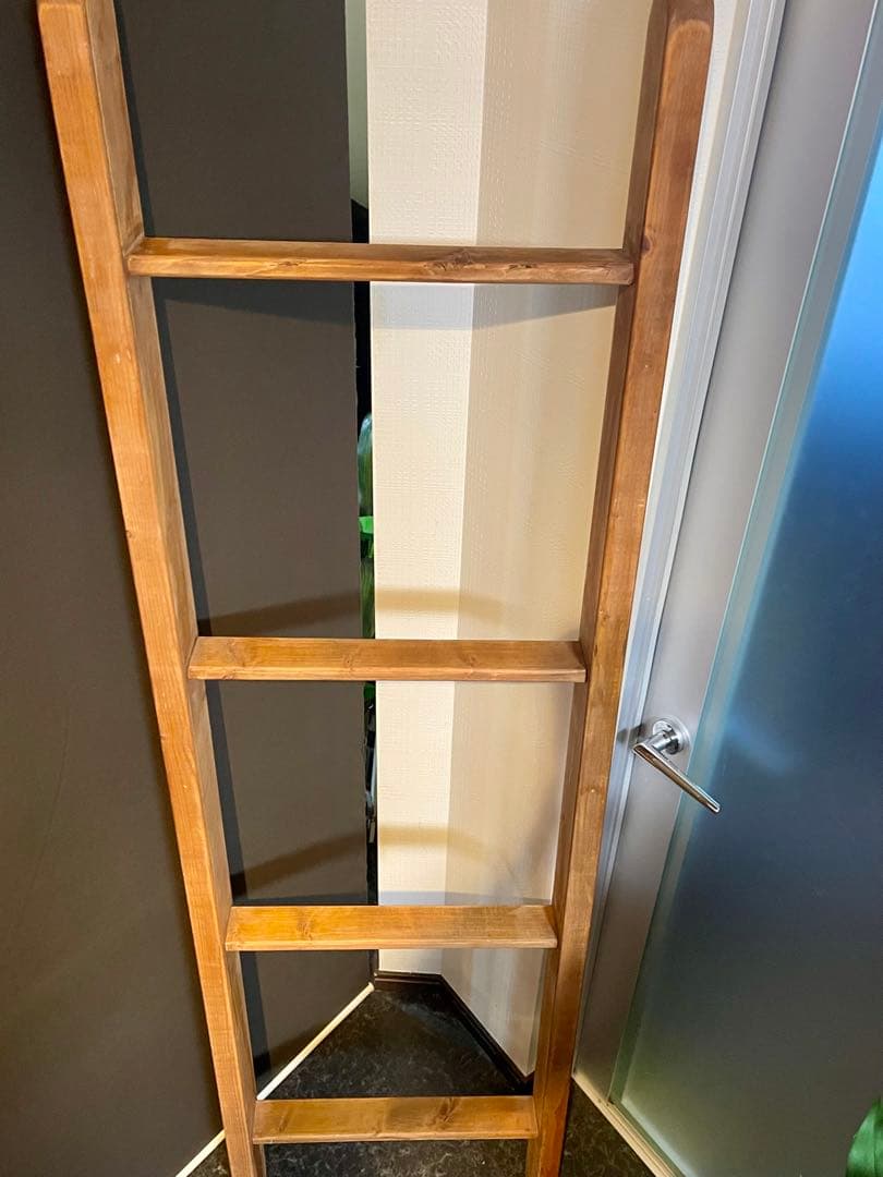 木製 ヴィンテージ ハシゴ ラダーラック 欧風 インテリア