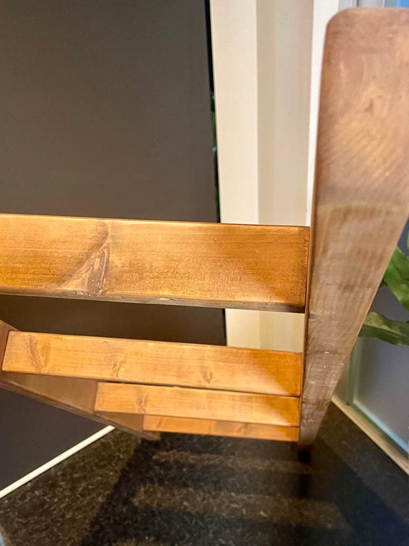 木製 ヴィンテージ ハシゴ ラダーラック 欧風 インテリア