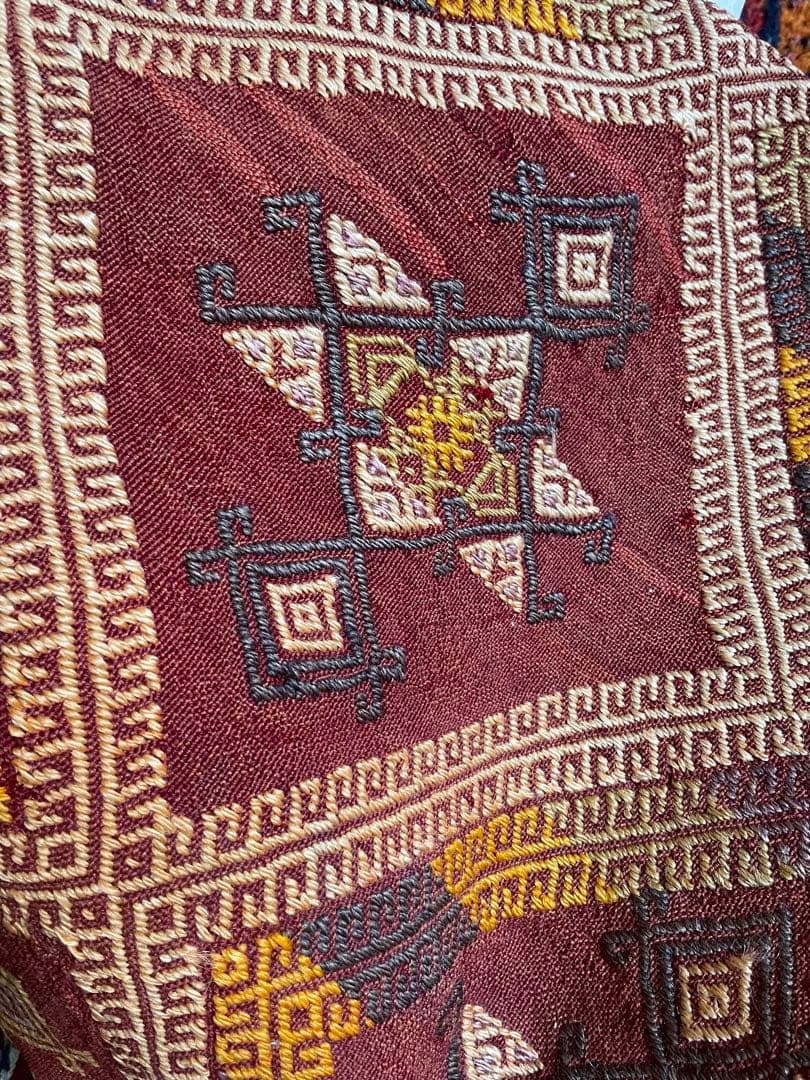 アンティークキリム　クッションカバー