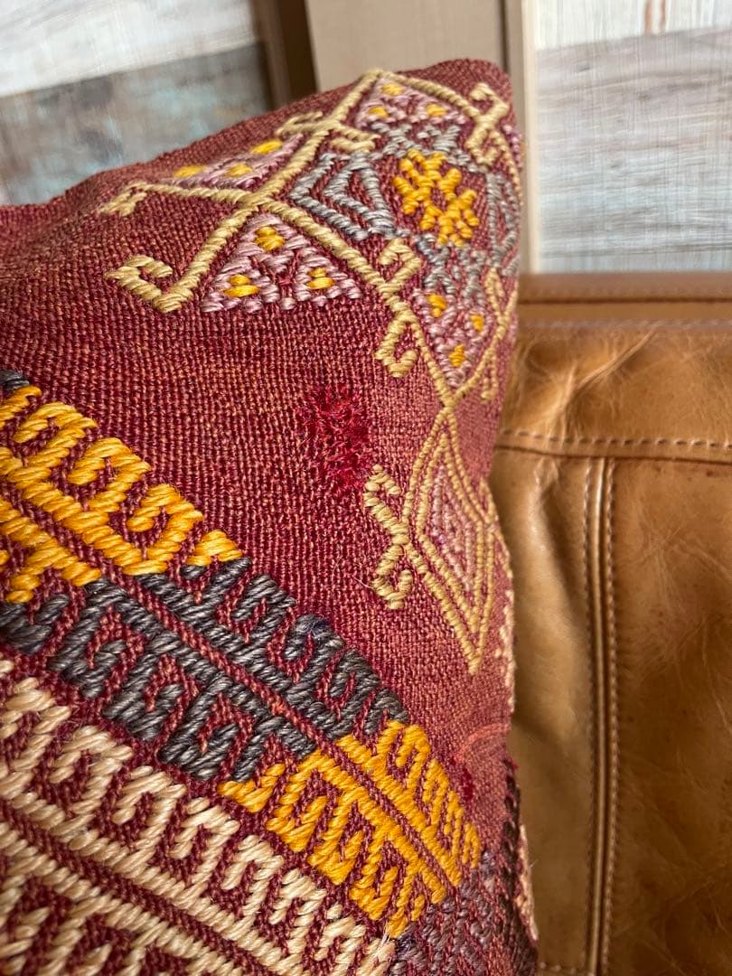 アンティークキリム　クッションカバー