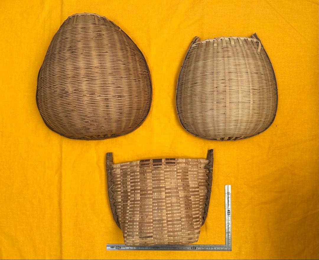 竹製　片口ざる　箕　レトロ