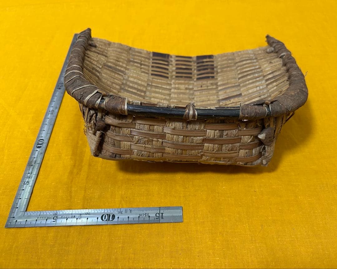 竹製　片口ざる　箕　レトロ