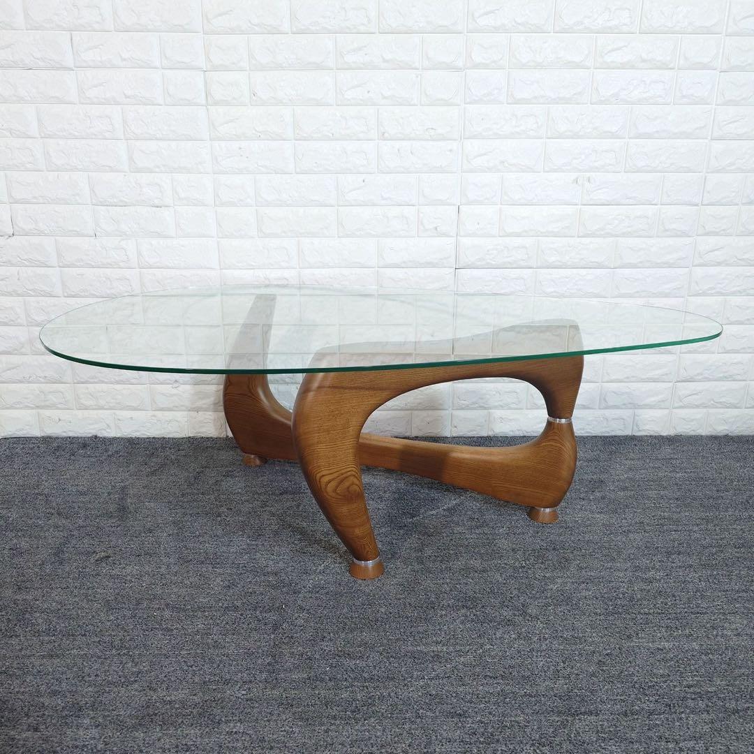 ガラステーブル センターテーブル コーヒーテーブル インテリア 机 J037