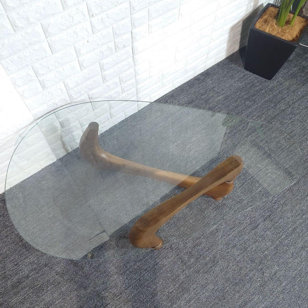 ガラステーブル センターテーブル コーヒーテーブル インテリア 机 J037