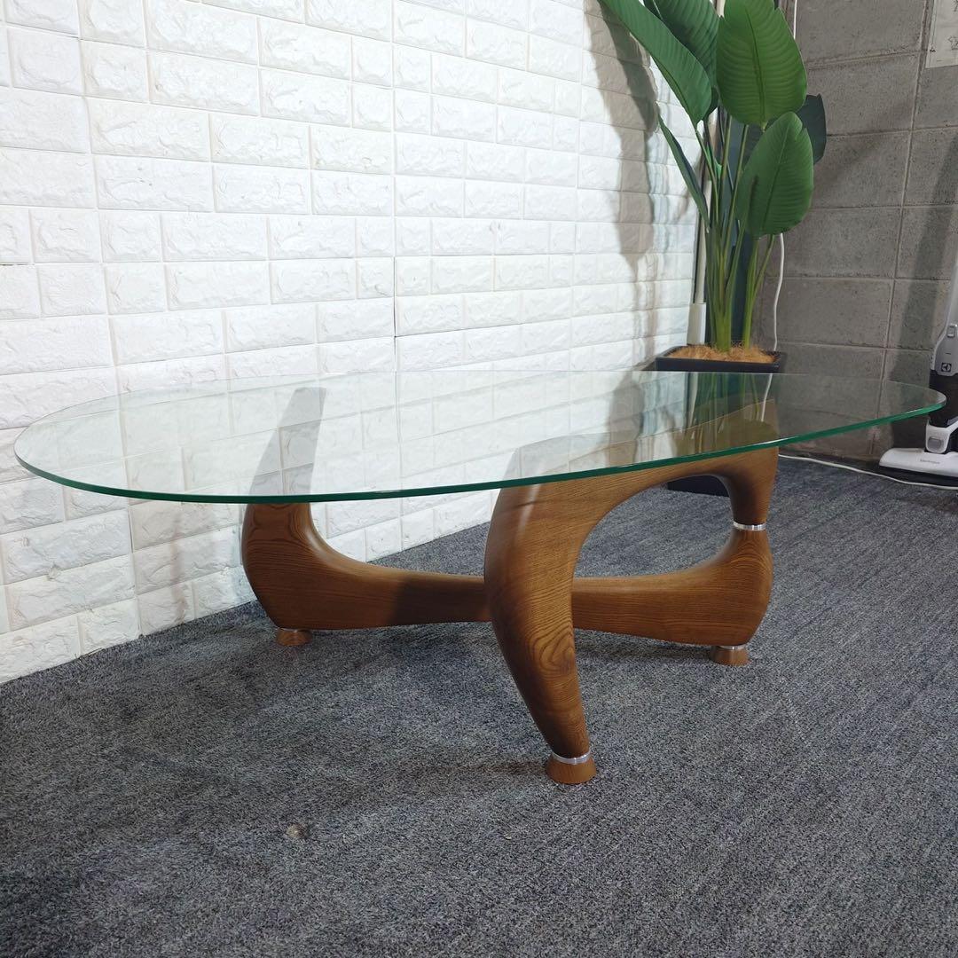 ガラステーブル センターテーブル コーヒーテーブル インテリア 机 J037