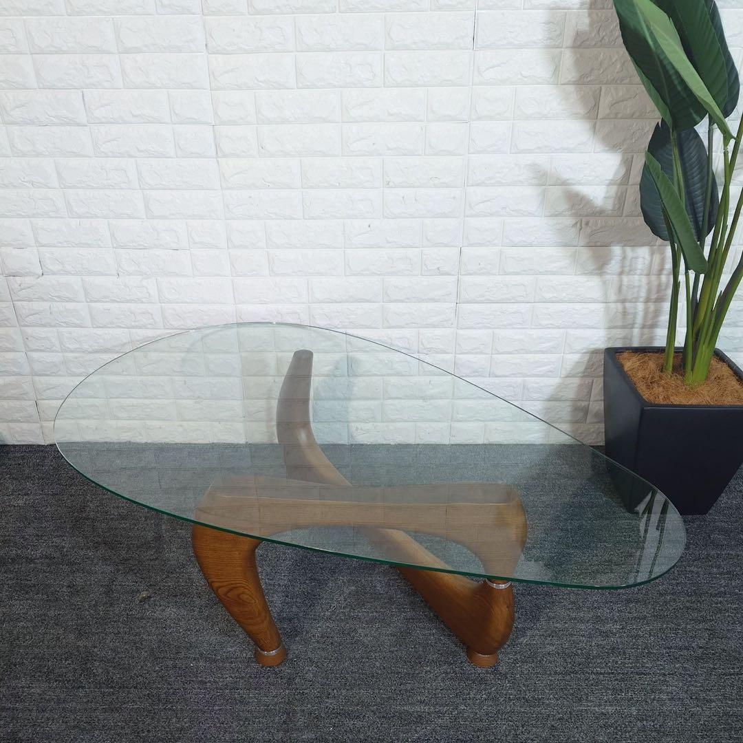 ガラステーブル センターテーブル コーヒーテーブル インテリア 机 J037