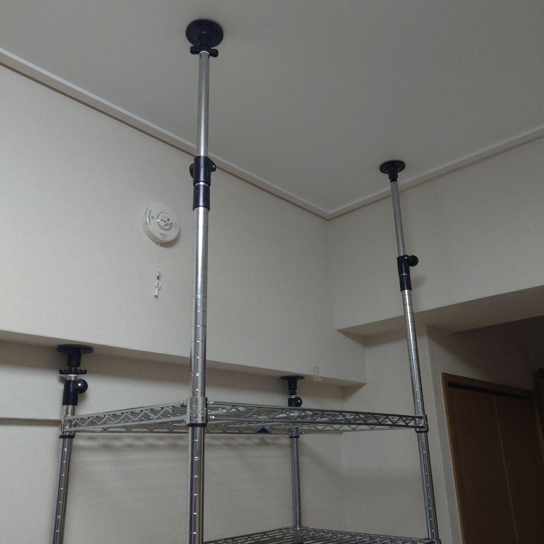 ルミナス スチールラック 幅75cm 5段 高さ220～280 MMH76-5T