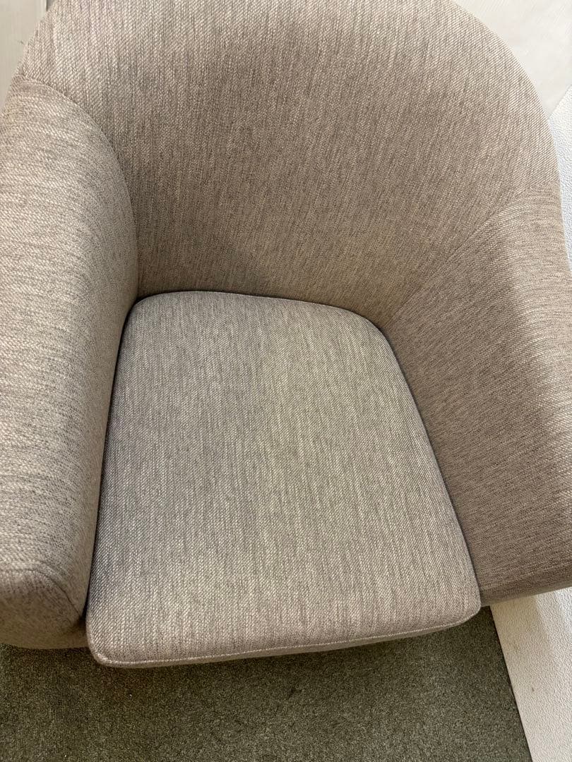 ② 専用カバー付き ニトリ　アクセントチェア　シャルパ3 1Pソファ