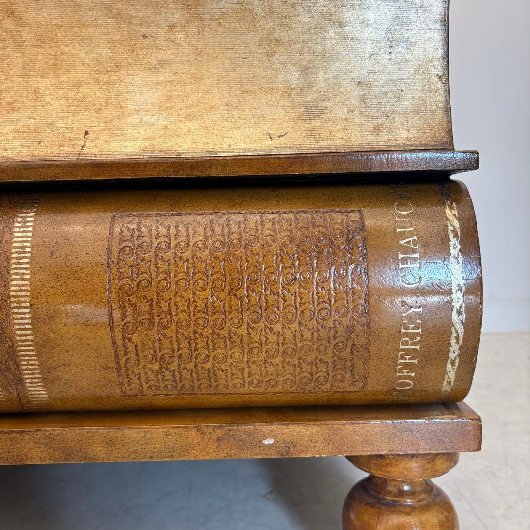 MAITLAND SMITH ブック型テーブル　ローテーブル　ガラステーブル