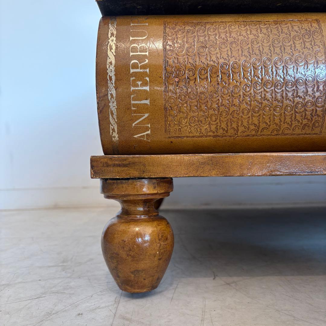 MAITLAND SMITH ブック型テーブル　ローテーブル　ガラステーブル