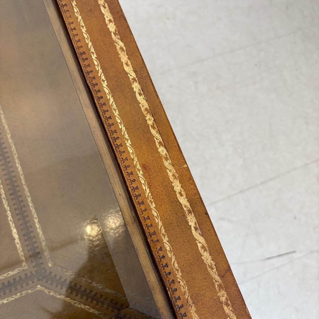 MAITLAND SMITH ブック型テーブル　ローテーブル　ガラステーブル