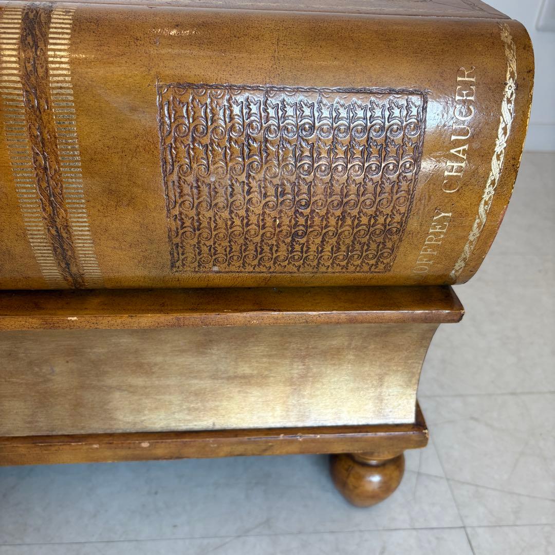 MAITLAND SMITH ブック型テーブル　ローテーブル　ガラステーブル