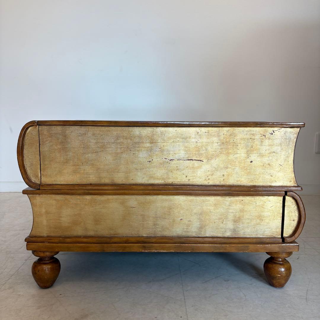 MAITLAND SMITH ブック型テーブル　ローテーブル　ガラステーブル