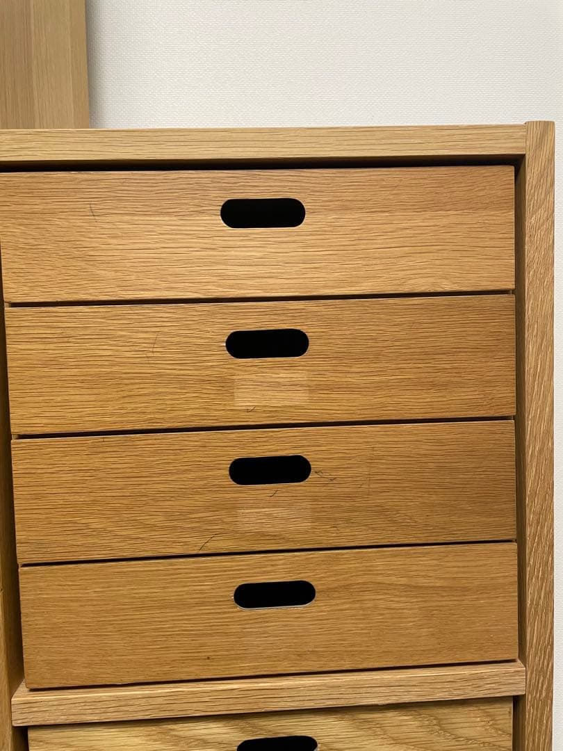 【世田谷区直接引取】無印良品スタッキングシェルフ チェスト2個付