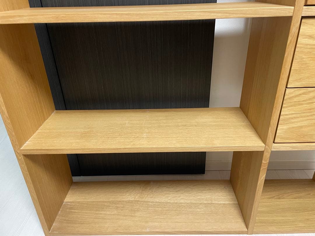 【世田谷区直接引取】無印良品スタッキングシェルフ チェスト2個付