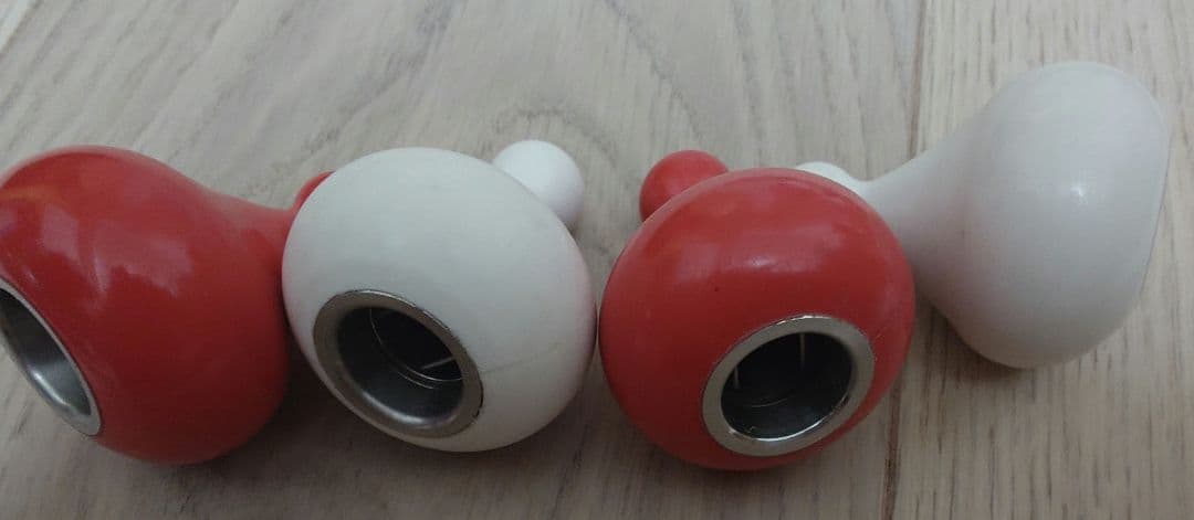 アサヒ軽金属　ゼロ活力鍋用おもり　赤・白セット