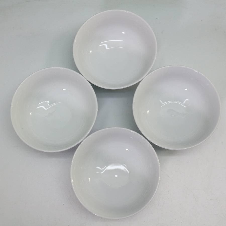 値下 ロイヤルコペンハーゲン ブルーフルーテッド ライスボウル 茶碗 4