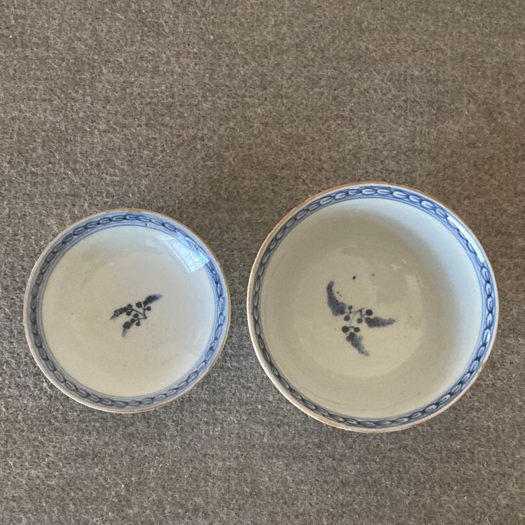 蓋付　茶碗　飯碗　古伊万里　伊万里　染付　金彩　手描　古美術　骨董　まとめ売り