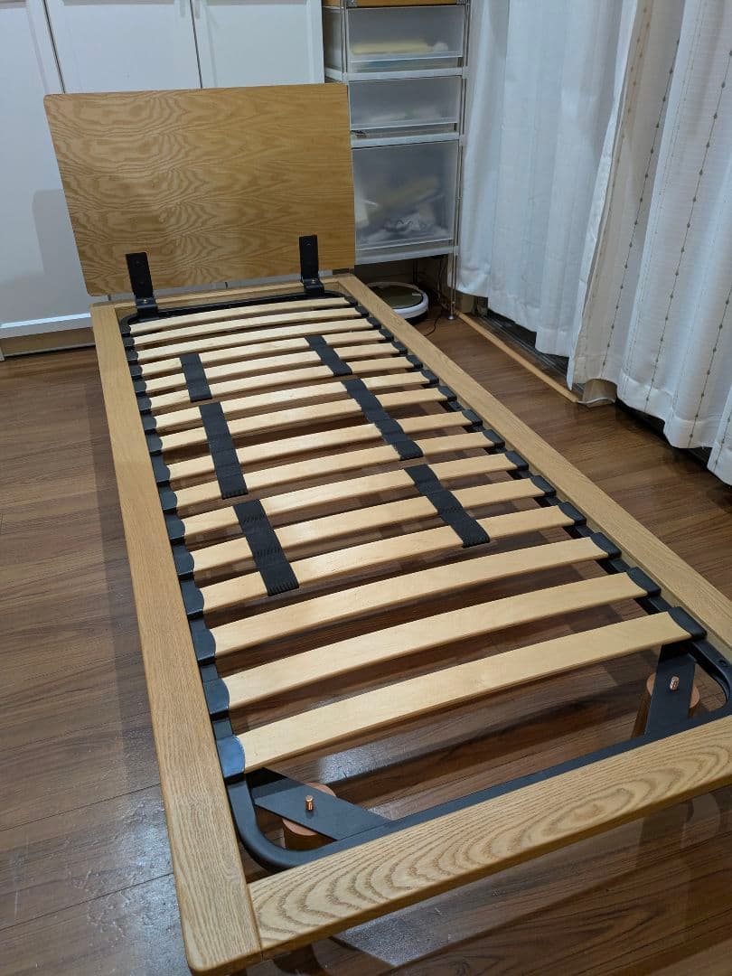 シングルベッドフレーム ナチュラルウッド